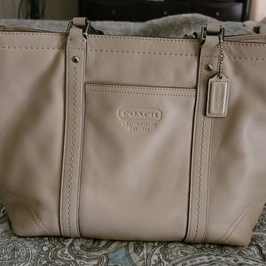 Coach East West Coast Tote in Sand Color